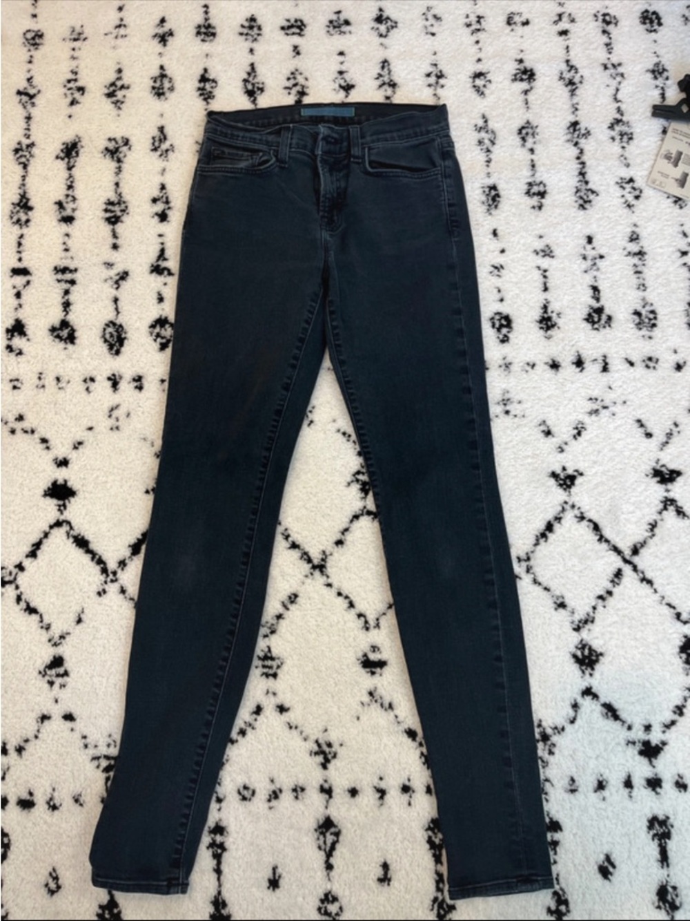 J Brand Skinny Leg Jeans in Noir Blue